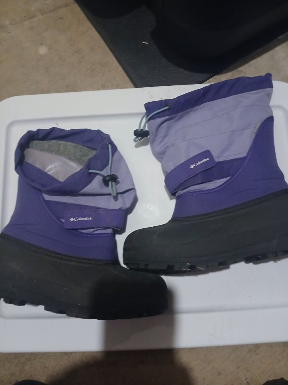 Columbia Girls 5 Purple Winter Boots